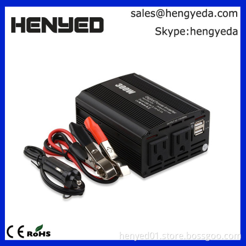 300W 12V To 110V AC Car Power Converter